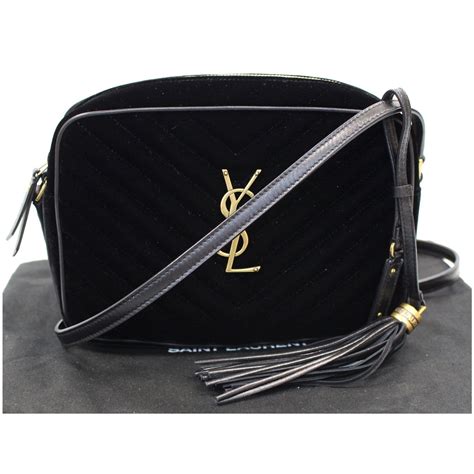 ysl cross body black